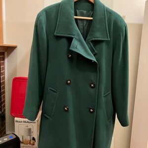 100% camel-hair coat, size 10, Made in USA